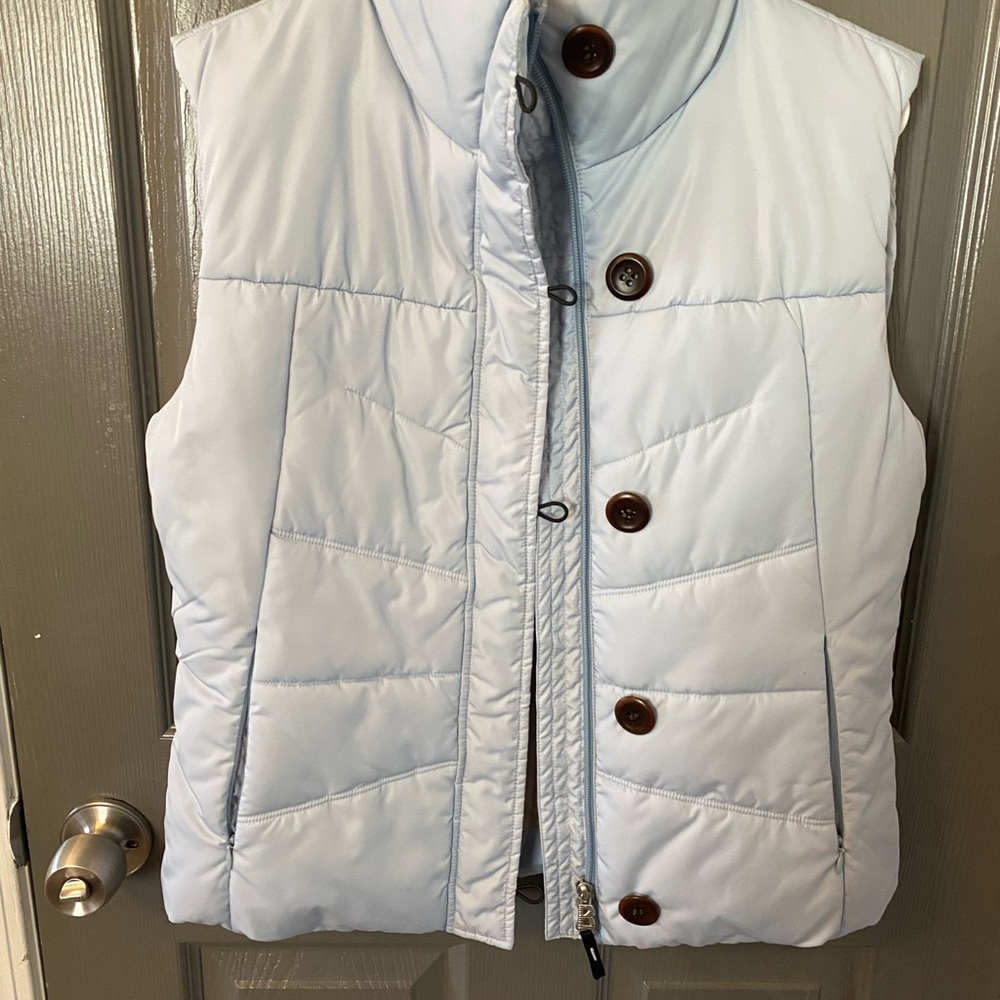 Bogner Fire + Ice Light Blue Quilted Puffer Vest